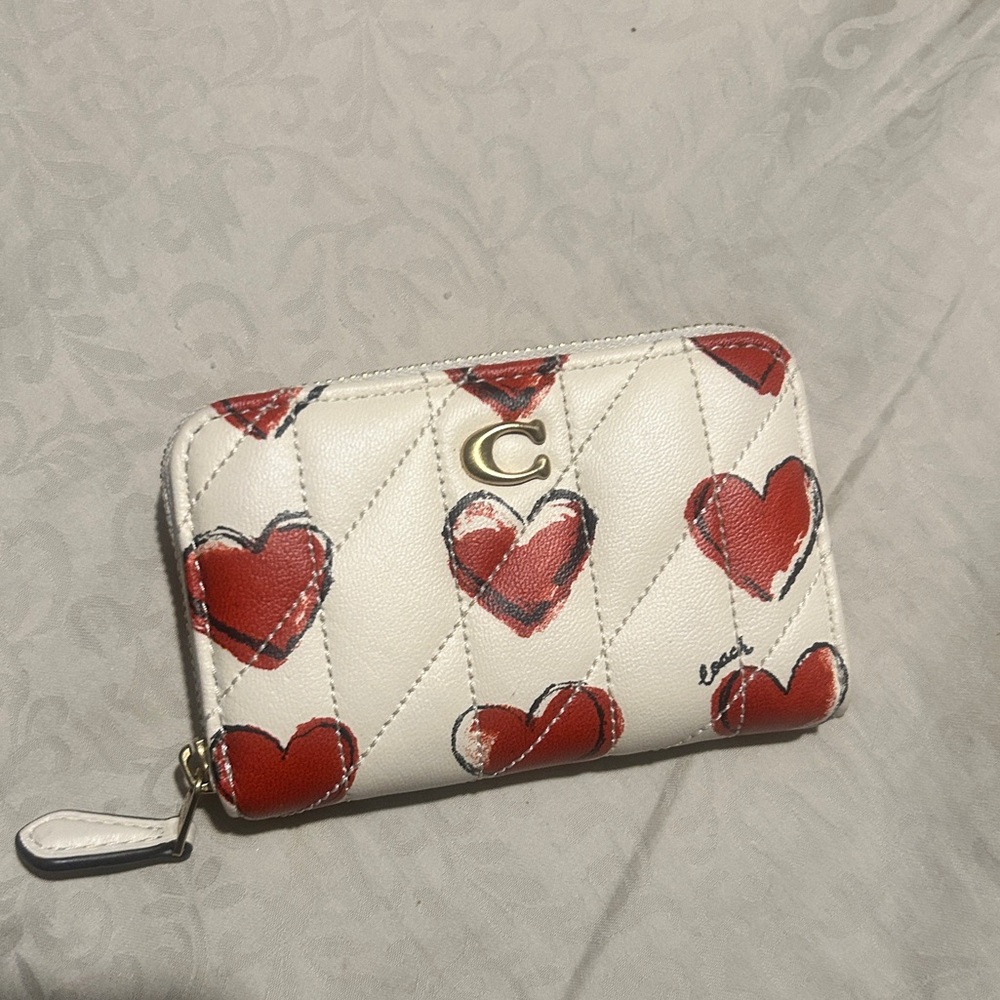 Coach Heart Card Case